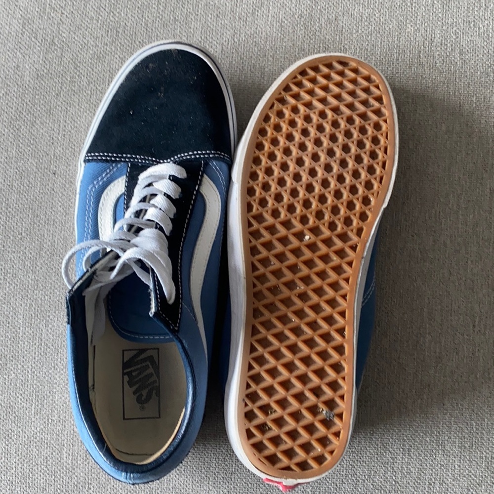 Men’s vans. Black and Blue
